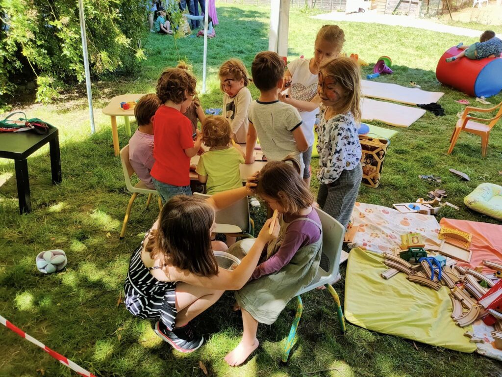 Fête de fin d'année de l'école Montessori à Luisant