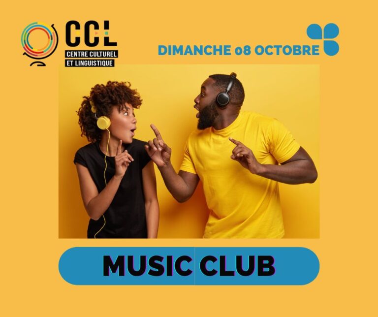 Club Musique – Dimanche 8 Octobre 2023